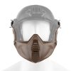 FMA Half Mask for FAST Helmet Desert