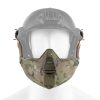 FMA Half Mask for FAST Helmet Multicam