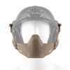 FMA Half Mask II for FAST Helmet Desert