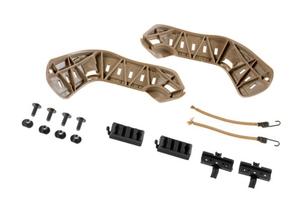 FMA MICH 2000 Rail Set Dark Earth