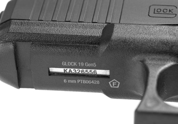 Glock 19 Gen 5 GBB Black