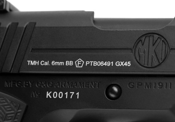 GX45 Mk.I Metal Version GBB Black
