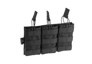 Invader Gear 5.56 Triple Direct Action Mag Pouch Black