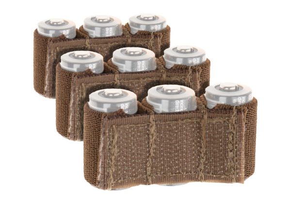 Invader Gear Battery Strap CR123 3-pack Coyote