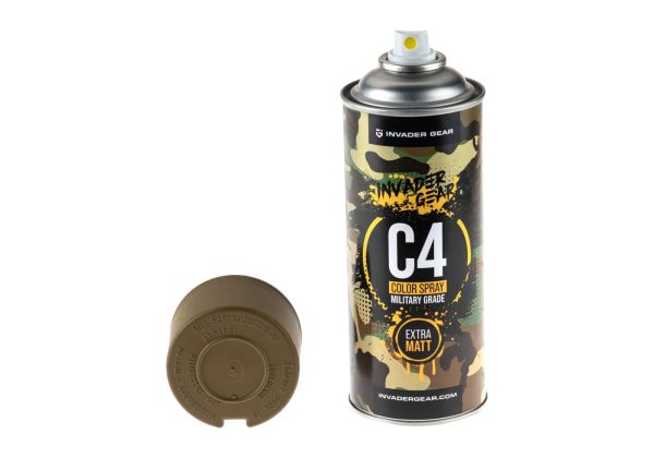 Invader Gear C4 Mil Grade Color Spray Coyote Brown