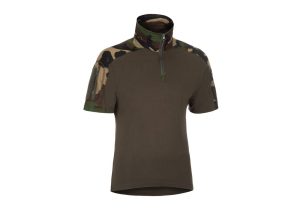 Invader Gear Combat Shirt Short Sleeve Woodland L