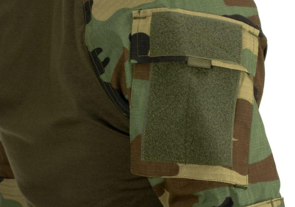 Invader Gear Combat Shirt Woodland XL