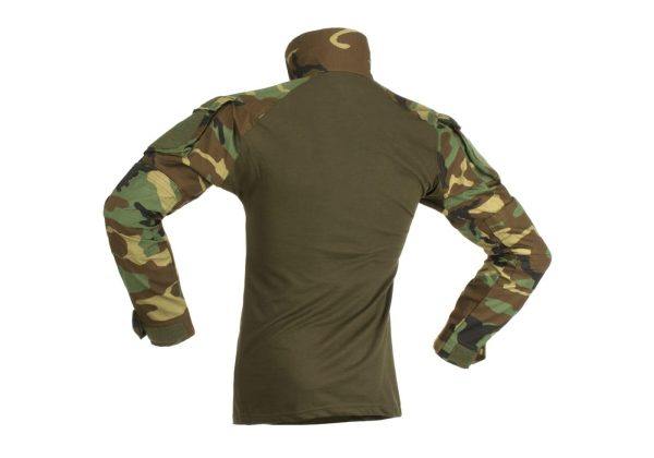 Invader Gear Combat Shirt Woodland XS