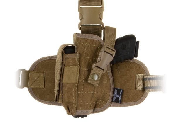 Invader Gear Dropleg Holster Left Coyote