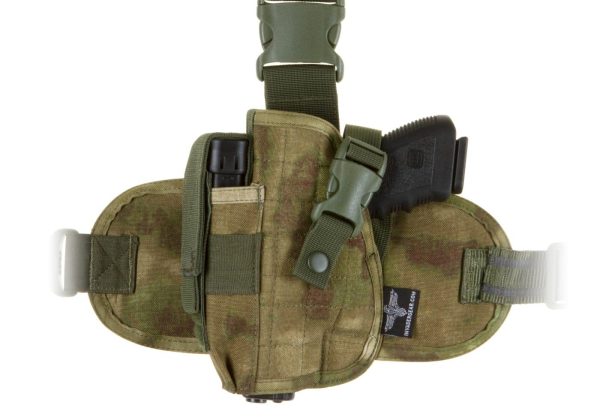 Invader Gear Dropleg Holster Left Everglade