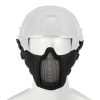 Invader Gear Mk.II Steel Half Face Mask FAST Version Black