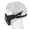Invader Gear Mk.II Steel Half Face Mask FAST Version Black