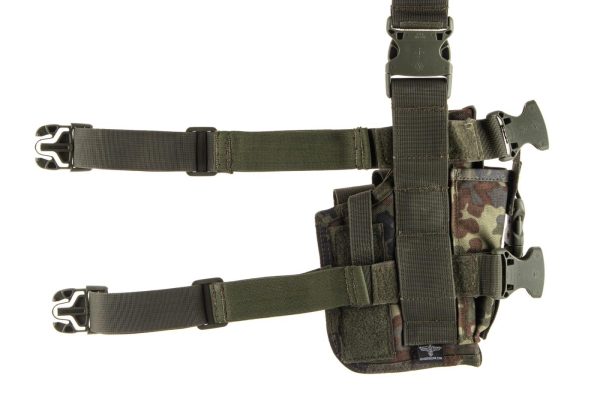 Invader Gear SOF Holster Left Flecktarn