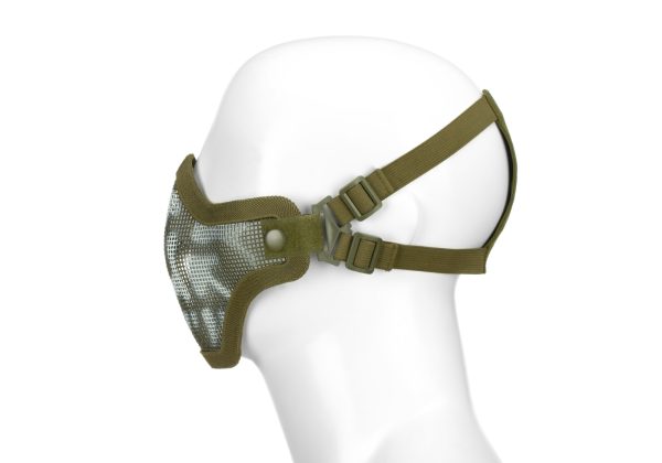 Invader Gear Steel Half Face Mask Death Head OD