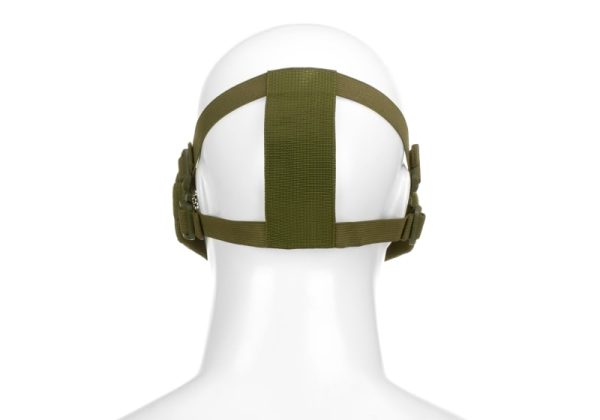 Invader Gear Steel Half Face Mask Death Head OD