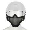 Invader Gear Steel Half Face Mask FAST Version Black