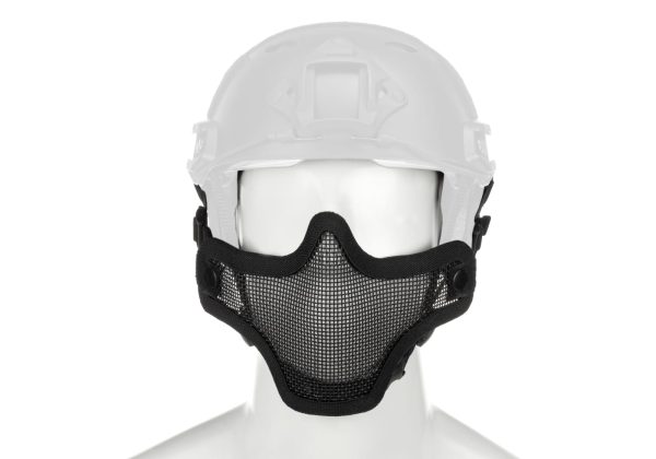 Invader Gear Steel Half Face Mask FAST Version Black
