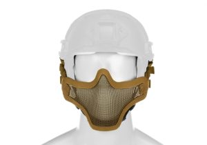 Invader Gear Steel Half Face Mask FAST Version Tan