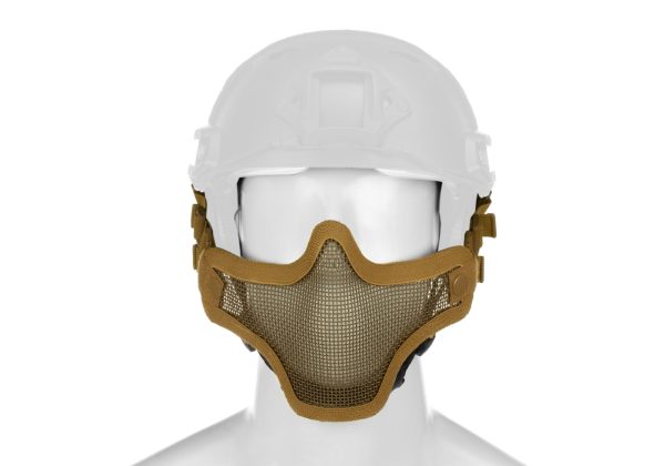 Invader Gear Steel Half Face Mask FAST Version Tan