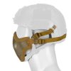 Invader Gear Steel Half Face Mask FAST Version Tan