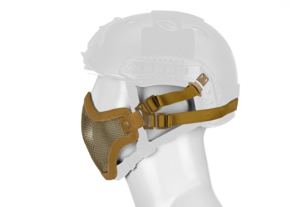 Invader Gear Steel Half Face Mask FAST Version Tan