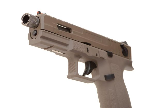 KJ Works KP-13F TBC Full Auto Metal Version Co2 Tan