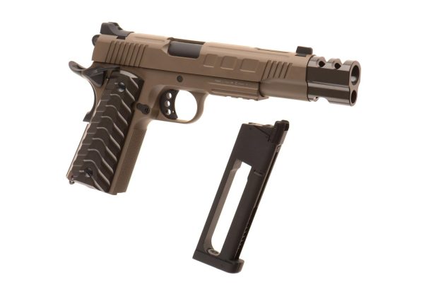 KJ Works KP-16 Full Metal Co2 Tan