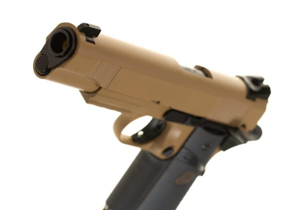KJ Works M1911 MEU Full Metal Tan Co2 Desert