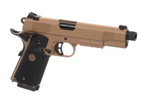 KJ Works M1911 MEU TBC Full Metal GBB Tan