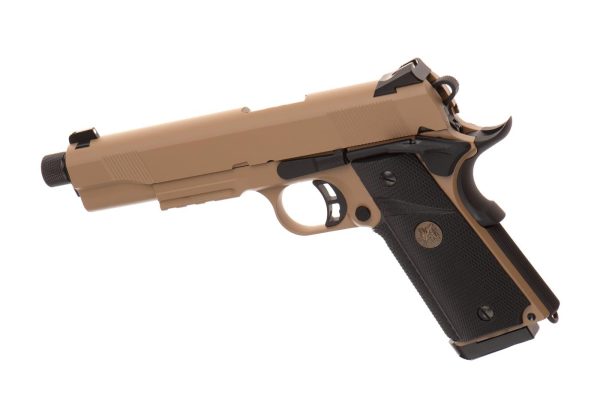 KJ Works M1911 MEU TBC Full Metal GBB Tan
