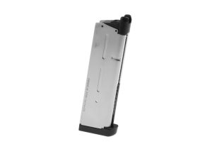 KJ Works Magazin M1911 MEU GBB 24rds Silver