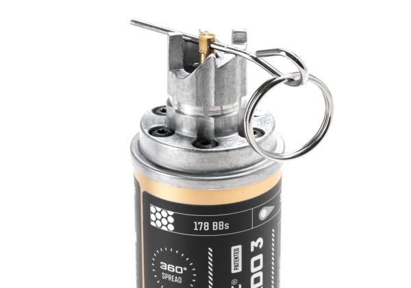 Krytac Tornado 3 Timer Frag Grenade Black