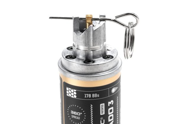 Krytac Tornado 3 Timer Frag Grenade Black