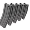 Magazine M4 Midcap 125rds 5pcs Set Grey