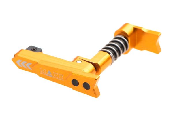 Maxx Model CNC Aluminum Advanced Magazine Release Style A Dark Earth