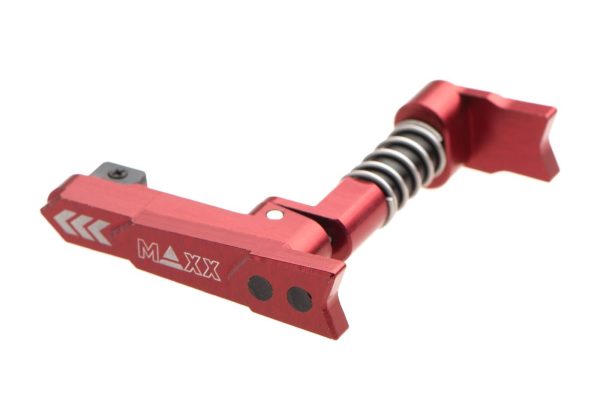 Maxx Model CNC Aluminum Advanced Magazine Release Style A Red