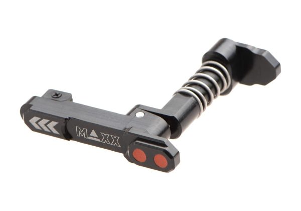 Maxx Model CNC Aluminum Advanced Magazine Release Style B Black