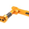 Maxx Model CNC Aluminum Advanced Magazine Release Style B Dark Earth