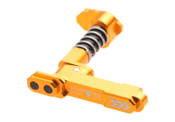 Maxx Model CNC Aluminum Advanced Magazine Release Style B Dark Earth