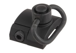 Metal GS Type QD Sling Swivel Rail Mount Black