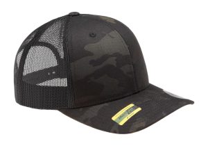 Multicam Retro Trucker Cap Multicam Black