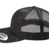 Multicam Retro Trucker Cap Multicam Black