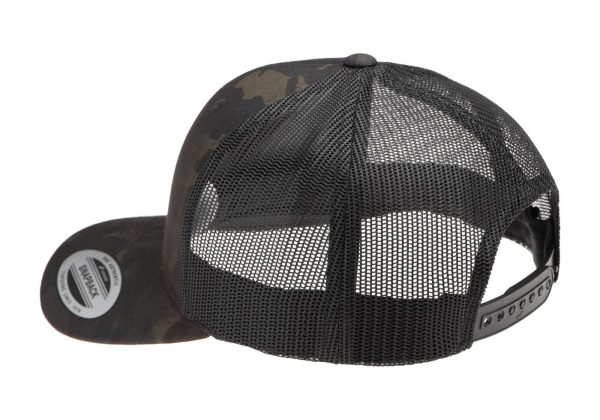 Multicam Retro Trucker Cap Multicam Black