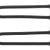 Nite Ize Gear Tie Reusable Rubber Twist Tie 6" 2pcs Black