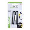 Nite Ize Gear Tie Reusable Rubber Twist Tie 6" 2pcs Black