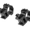 Pirate Arms 25.4mm High Type Mount Rings Black