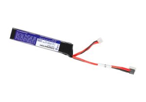Pirate Arms LiPo 11.1V 1100mAh 20C Stock Tube Type Mini T-Plug Black