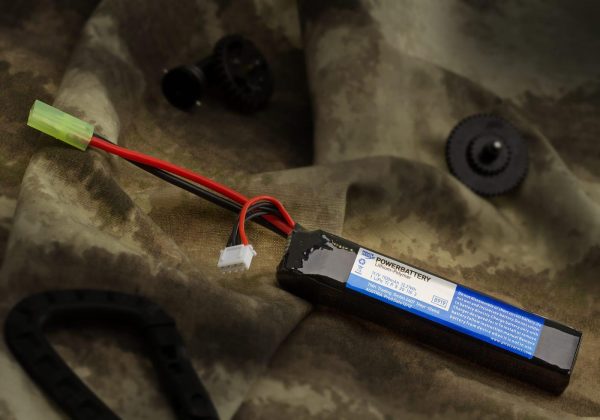 Pirate Arms LiPo 11.1V 1100mAh 20C Stock Tube Type Mini Tamiya Black