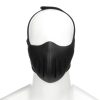 Pirate Arms Trooper Half Face Mask Black