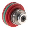 Ported Polycarbonate Piston Head Red